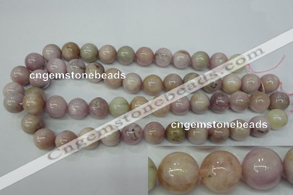 CKU207 15.5 inches 14mm round pink kunzite beads wholesale