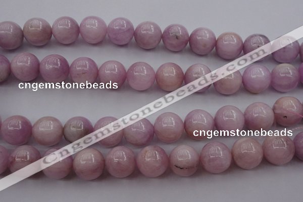 CKU257 15.5 inches 14mm round pink kunzite beads wholesale