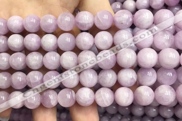 CKU322 15.5 inches 10mm round natural pink kunzite beads