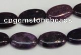 CKU40 15.5 inches 12*20mm oval purple kunzite beads wholesale