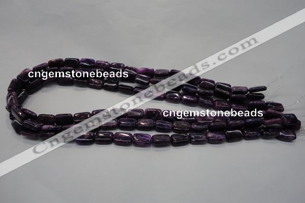 CKU44 15.5 inches 8*12mm rectangle purple kunzite beads wholesale