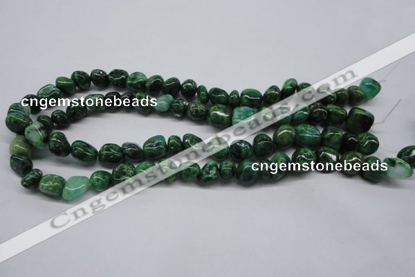 CKU54 15.5 inches 8*10mm - 10*12mm nuggets dyed kunzite beads