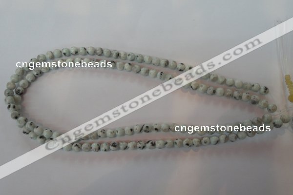 CKW01 15.5 inches 6mm round kiwi jasper gemstone beads