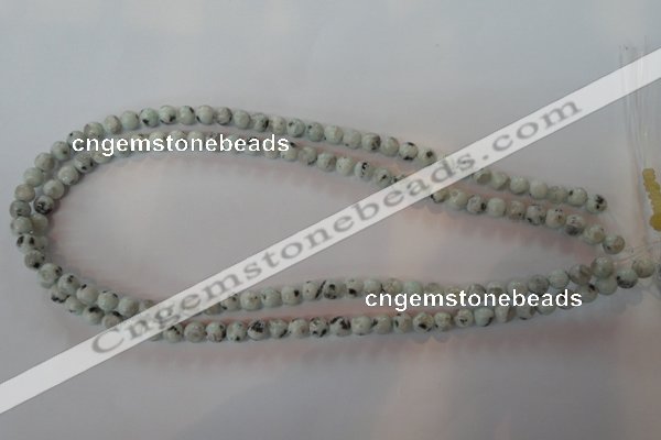 CKW02 15.5 inches 8mm round kiwi jasper gemstone beads
