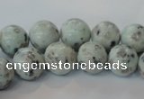 CKW03 15.5 inches 10mm round kiwi jasper gemstone beads