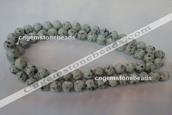 CKW04 15.5 inches 12mm round kiwi jasper gemstone beads