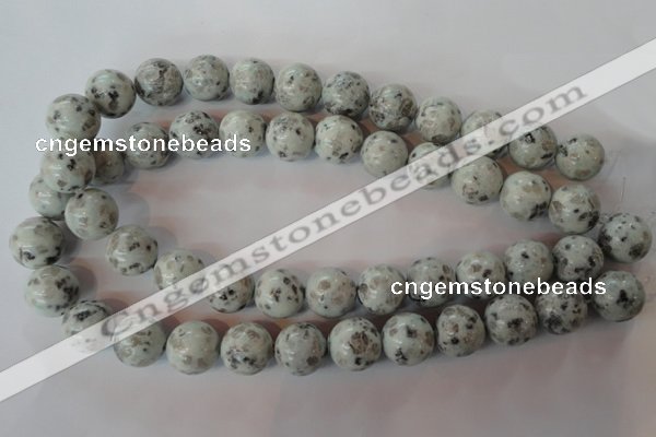 CKW06 15.5 inches 16mm round kiwi jasper gemstone beads
