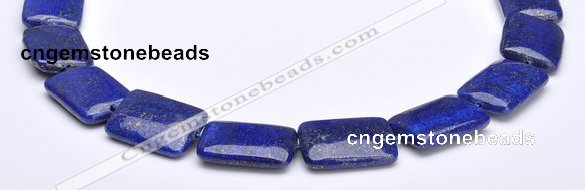 CLA03 Deep blue rectangle 18*25mm dyed lapis lazuli beads