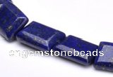 CLA05 Rectangle deep blue dyed lapis lazuli 12*16mm stone beads