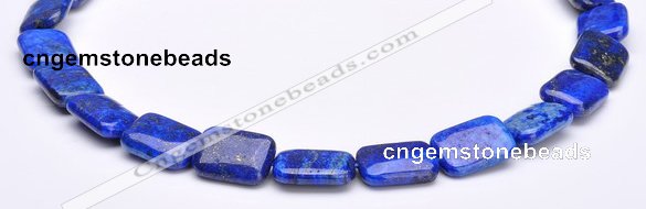 CLA06 Blue 13*18mm rectangle dyed lapis lazuli gemstone beads