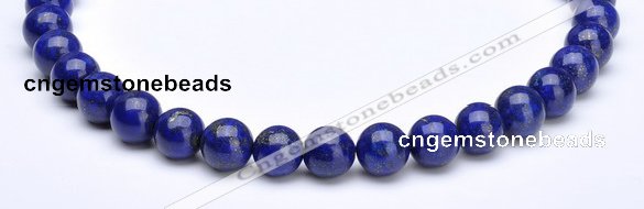 CLA08 4mm round deep blue dyed lapis lazuli beads wholesale