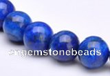 CLA24 Round 10mm blue dyed lapis lazuli gemstone beads Wholesale