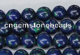 CLA403 15.5 inches 10mm round synthetic lapis lazuli beads