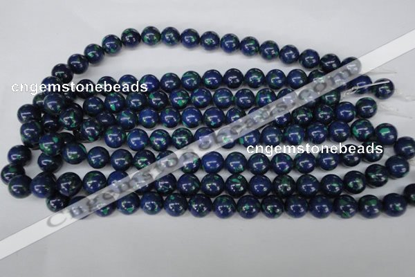 CLA404 15.5 inches 12mm round synthetic lapis lazuli beads