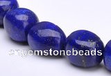 CLA42 10*10*15mm egg-shaped deep blue dyed lapis lazuli beads