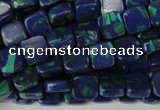 CLA447 15.5 inches 8*8mm square synthetic lapis lazuli beads