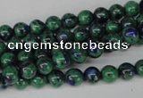 CLA479 15.5 inches 6mm round synthetic lapis lazuli beads