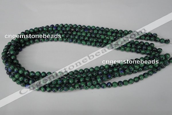 CLA479 15.5 inches 6mm round synthetic lapis lazuli beads