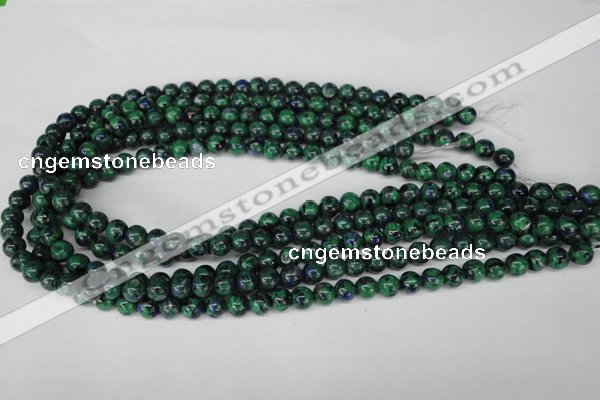 CLA480 15.5 inches 8mm round synthetic lapis lazuli beads