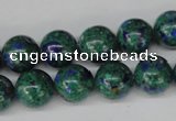 CLA482 15.5 inches 12mm round synthetic lapis lazuli beads