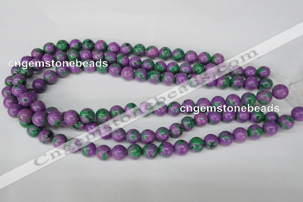 CLA491 15.5 inches 10mm round synthetic lapis lazuli beads