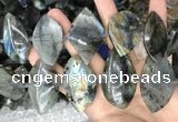 CLB1003 15.5 inches 18*35mm - 25*45mm freeform labradorite beads