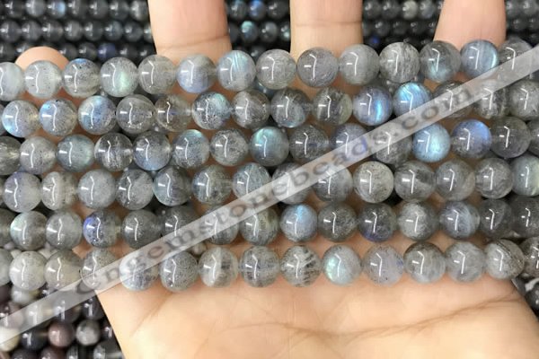 CLB1058 15.5 inches 8mm round labradorite gemstone beads