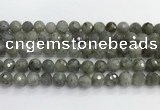 CLB1077 15.5 inches 10mm faceted round labradorite beads