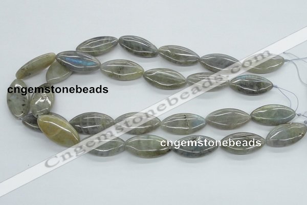 CLB110 15.5 inches 15*30mm marquise labradorite gemstone beads wholesale