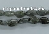 CLB111 15.5 inches 8*12mm oval labradorite gemstone beads wholesale