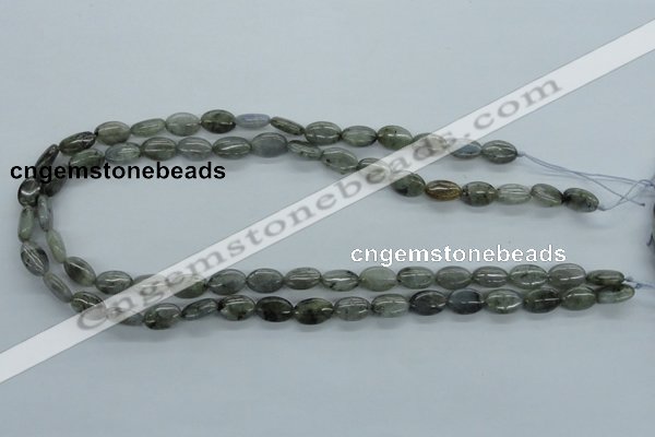 CLB111 15.5 inches 8*12mm oval labradorite gemstone beads wholesale