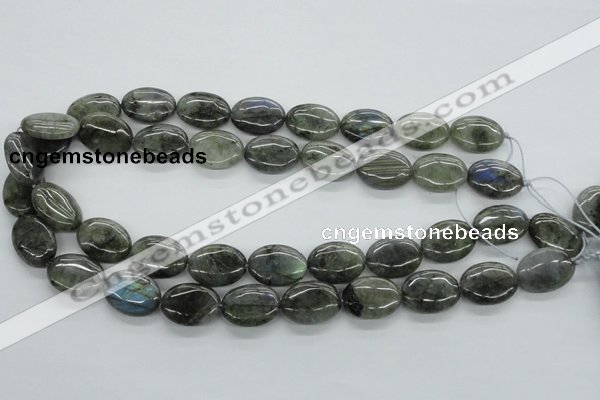 CLB114 15.5 inches 15*20mm oval labradorite gemstone beads wholesale