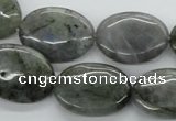 CLB115 15.5 inches 18*25mm oval labradorite gemstone beads wholesale