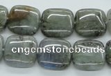 CLB116 15.5 inches 16*16mm square labradorite gemstone beads wholesale