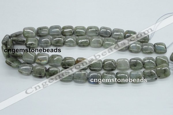 CLB116 15.5 inches 16*16mm square labradorite gemstone beads wholesale