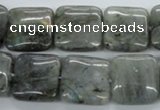 CLB117 15.5 inches 18*18mm square labradorite gemstone beads wholesale