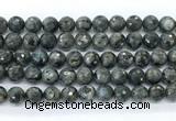 CLB1212 15.5 inches 8mm faceted round black labradorite gemstone beads