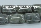 CLB123 15.5 inches 15*20mm rectangle labradorite gemstone beads wholesale