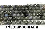 CLB1250 15 inches 8mm faceted round labradorite beads wholesale