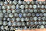 CLB1292 15 inches 8mm round labradorite beads wholesale