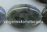 CLB137 15.5 inches 30*40mm oval labradorite gemstone beads