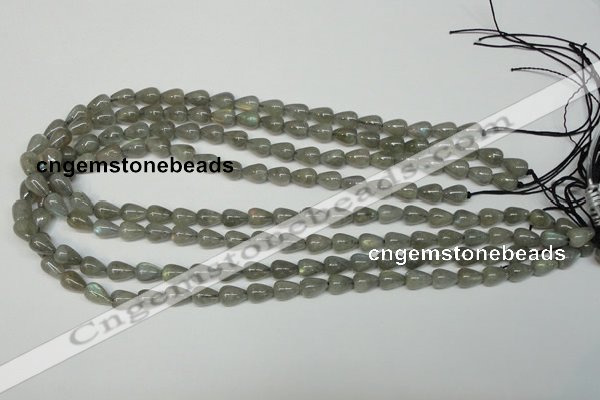 CLB152 15.5 inches 7*9mm teardrop labradorite gemstone beads