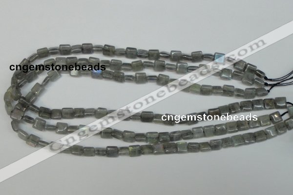 CLB161 15.5 inches 8*8mm square labradorite gemstone beads