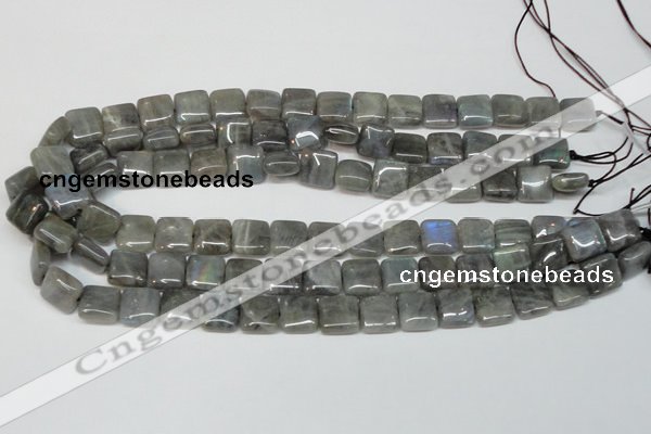 CLB162 15.5 inches 10*10mm square labradorite gemstone beads