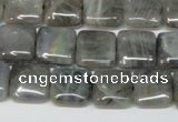 CLB163 15.5 inches 12*12mm square labradorite gemstone beads