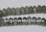 CLB179 15.5 inches 5*8mm faceted rondelle labradorite beads