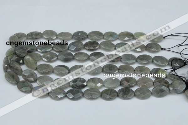 CLB188 15.5 inches 13*18mm faceted oval labradorite beads