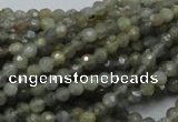 CLB20 15.5 inches 4mm faceted round labradorite gemstone beads