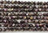 CLB2026 15 inches 8mm round natural lepidolite gemstone beads
