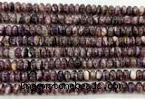 CLB2030 15 inches 5*8mm rondelle natural lepidolite gemstone beads